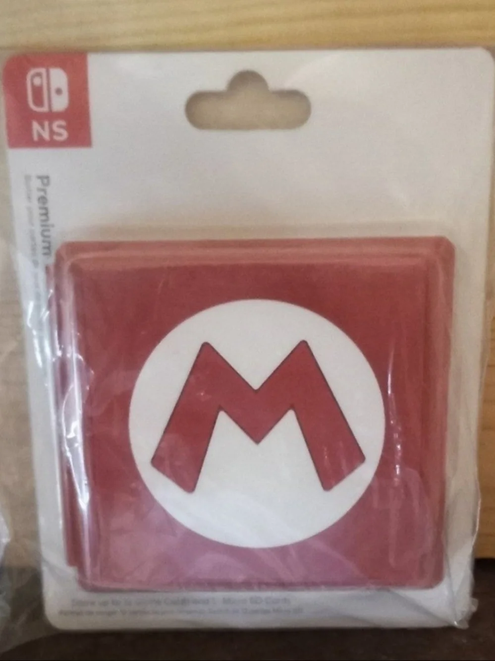 Nintendo Red Mario Logo Switch Game Card Case